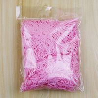 6 Colors Easter Grass Bulk Multicolored Shredded Paper Easter Basket Grass Filler/Stuffers Easter Party Decor Gift Box Filler (hot Pink)