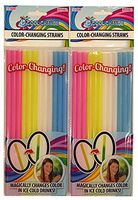 Straws That Change Color in Cold Drinks