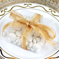 Efavormart 4x4x2 Clear Favor Box- Set of 25