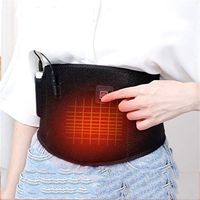 W USB Electric Heating Belt Back Massage Infrared Tourmalin Waist Support Brace Band Warmer Relief Pain Belly Thermal Heat Pad