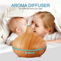 SKY ExPO Air Humidifier Essential Oil Diffuser Aroma Lamp Aromatherapy Electric Aroma Diffuser Mist Maker for Home-Wood