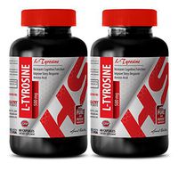 Tyrosine - Organic L-TYROSINE Powder 500 MG - Help Improve Memory (2 Bottles)