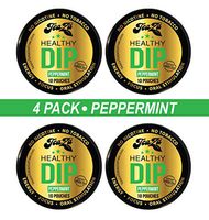TeaZa Peppermint Herbal Snuff - Nicotine-Free and Tobacco-Free - Herbal Snuff - Great Tasting & Refreshing Chewing Tobacco Alternative - 4 Count