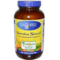 Earthrise, Spirulina Natural, 500 mg, 360 Tablets
