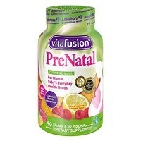 Vitafusion hjgh Prenatal, Gummy Vitamins, 90 Count (Packaging May Vary) - 2 Pack