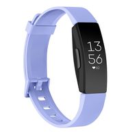 AK Soft TPU Wristbands Compatible with Fitbit Inspire HR/Fitbit Inspire/Fitbit Ace 2 Bands, Sports Waterproof Wristbands for Fitbit Inspire HR Fitness Tracker(Lavender, Large)