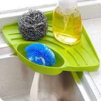 Sink Caddy, Sink Sponge Holder Sink Organizer Caddy Sponge Holder for Kitchen, Bathroom Sink Tray for Cleaning Brush, Baby Bottle Brush, Sponges, Soap, Scrubbers, Space Saving | Kitchen Sink Tray