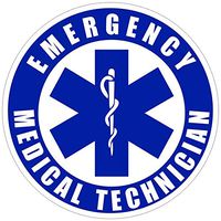 Caduceus Staff Star of Life Emergency Medical Technician - 4 inch Laptop Phone Sticker