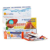 Pro:Play Electrolyte Hydration Drink with Magnesium + Zero Sugar in Strawberry Mango, 50 Count Pack