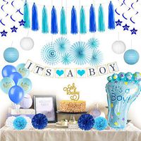 Baby Shower Decorations for Boy I Baby Shower Decorations Boy Kit I Baby Shower Decorations for Boy Elephant Style I Baby Elephant Baby Shower Decorations I Baby Boy Decorations for Baby Shower Banner