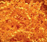 12oz Orange Gift Basket Shred Crinkle Paper Grass Filler Bedding