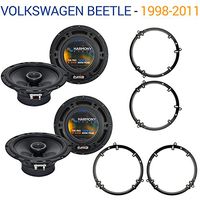Compatible with Volkswagen Beetle 1998-2011 Factory Speaker Upgrade Harmony (2) R65 Package New