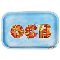 OCB Limited Edition Metal Rolling Tray - Patchwork / 11"x7"