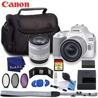 Canon EOS Rebel SL3 DSLR Camera with 18-55mm Lens (White) - Deluxe Kit