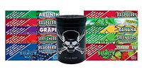 Herb Airtight Container Fresh Kettle with Juicy Jay's Variety 1.25 Flavored Hemp Rolling Papers 10 Count DC Crafts Nation- Jolly Roger