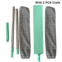 Tenrry Bedside Dust Brush Long Handle Mop Reusable Microfibre Duster Sweeping Brush