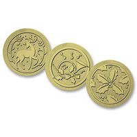 Assorted Holiday Embossed Foil Seals, 54 Count (Gold)