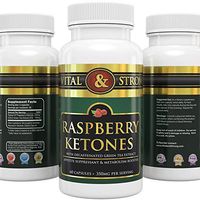 Vital and Strong Raspberry Ketones with Green Tea Extract 120 Count