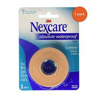 Nexcare Absolute Waterproof Tape 1 Inch X 5 Yards, 1ea (Pack of 7)