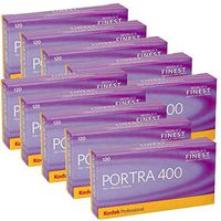 Kodak Professional Portra 400 Color Negative Film - Medium Format - 120 Roll Film 50-Pack