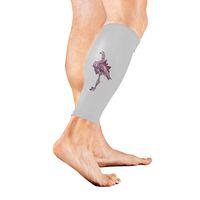 Unisex Calf Compression Sleeves Graphic Demonic Pink Flamingo Leg Compression Socks Elastic Fit Calf Sleeve (1 Pair) Athletic & Medical Calf & Shin Supports