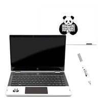 MightySkins Skin Compatible with Pavilion x360 14" (2018) - I Just Want to | Protective, Durable, and Unique Vinyl Decal wrap Cover | Easy to Apply, Remove, and Change Styles | Made in The USA