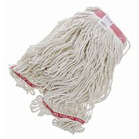 Rubbermaid 24 oz White Web Foot Mop Head with 1"W Head Band