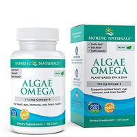 Nordic Naturals Algae Omega - Vegan Omega-3 Supplement for Eye Health, Heart Health, and Optimal Wellness*, 60 Count