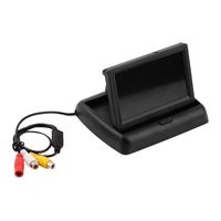 FidgetFidget Monitor Screen For Car Reverse Rearview Camera 4.3" LCD TFT Foldable Color