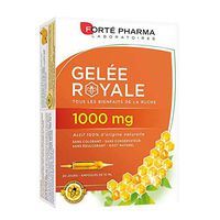 Forté Pharma Royal Jelly 1000Mg 20 Vials - Discover The Natural Properties Of Royal Jelly In Your Body - No Fatigue And Tiredness - Energy - Nourish Your Body - Spain