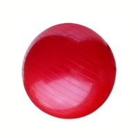 Exercise Ball for Yoga, Fitness, Balance Stability, Extra Thick Professional Grade Balance & Stability Ball - Anti Burst, Workout Program 2019 (Red, 45cm)