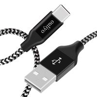 USB Type C Cable, ouliyo 6Ft Durable Braided USB-C to Standard USB A Fast Charger Cable Compatible with Samsung Galaxy S10 S9 S8 Plus S10e Note 9, iPad Pro 2018, LG V20 G5 G6,Nintendo Switch(Black)
