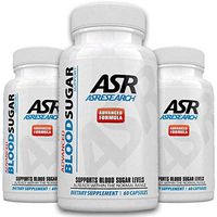 AS Research Advanced Blood Sugar Balance Supplement | 20 Herbs & Vitamins 630 mg | Cinnamon Extract Alpha Lipoic Acid Chromium | Glucose Metabolism & Insulin Resistance Support 60 Capsules