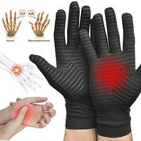 LZiioo Full Finger Hand Relief Compression Gloves for Arthritis for Men/Women, High Copper Content Compression Hands Arthritis Gloves,S