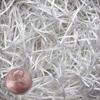 6oz Bag White VERYFINE Fine Cut Gift Basket Shred Paper Grass Filler Bedding nfLG -431