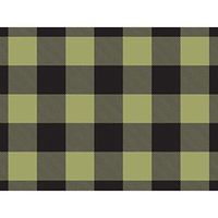 Buffalo Plaid Green 30" x 150' Gift Wrap Roll