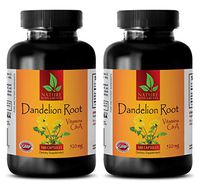 Herbal Diuretic & Anti-inflammatory Pill - Dandelion Root 520 MG - Dietary Supplement - Dandelion Supplement for Women - 2 Bottles 360 Capsules
