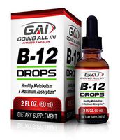 Vitamin B12 Complex Liquid Drops –Sublingual - Instant Absorption Rapidly Boost Energy Levels, Vegan, Support Brain, Nerve & Blood Cell Function, Boosts Cardiovascular & Bone Health – 2 Ounces