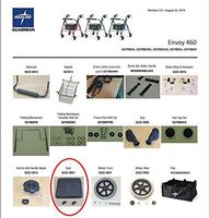 Replacement Seat - Guardian Envoy 460 - Padded Seat