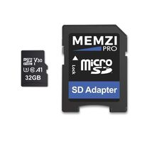 MEMZI PRO 32GB Micro SDHC Memory Card for Microsoft Surface GO, Surface Pro 6/4/3/2 Tablet PC's - High Speed Class 10 100MB/s Read 70MB/s Write V30 A1 UHS-I U3 4K Recording with SD Adapter