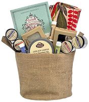 Fabulous Frannie Ultimate Relaxation Gift Basket Includes 3pk 10ml Blends, Travel Bag, 6pk 1oz Bath Salt, 6oz Candle, 4oz Soap, Soap Sack.15oz Lip Balm Trio, and Frannie's Guide to Essential Oils