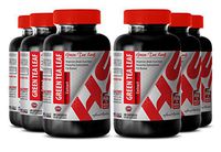 Green Tea Green Coffee - 300 MG Green Tea Leaf Extract - Weight Loss Supplement (6 Bottles)