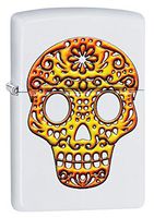 Personalized Zippo Sugar Skull Windproof Lighter Free Engraving #49003