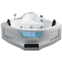 ARIEL ARL-084 Whirlpool Bathtub with Water and Air Bubble Jets | 2 Person | Heat Pump | Blue Tooth | 61" x 61" x 28.74"