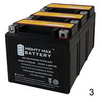 Mighty Max Battery YTX5L-BS 12V 4AH Replaces ATV Moped Scooter Dirt Bike BA02-3 Pack Brand Product