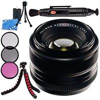 Fujifilm 35mm f/1.4 XF R Lens 16240755 + 52mm 3 Piece Filter Kit + Lens Cleaning Kit + Lens Pen Cleaner + Flexible Tripod Bundle