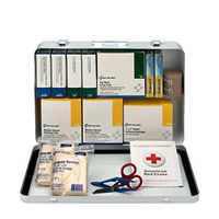 First Aid Only 6450 218 Piece #50 ANSI Weatherproof Steel Case Vehicle First Aid Kit