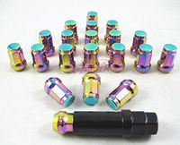 New Model 2017 NEO Chrome M12X1.5 Steel Locking Heptagon Security Lug Nuts LUGS for Wheels/Rims