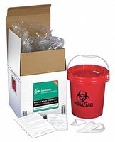 Reg Med Waste Mailback System, 5 Gal