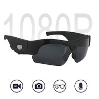 Newwings Video Sunglasses, 1080P Video Recorder Camera Glasses with UV Protection Polarized Lens, Unisex Design for Sports, Riding, Fishing, Driving, Motorcycle